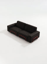 Modo 2 Seater Outdoor Sofa - Graphite with Malbec Aluminum