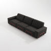 Modo 3 Seater Outdoor Sofa - Graphite with Malbec Aluminum