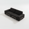 Modo 2 Seater Outdoor Sofa - Graphite with Stone Aluminum