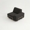 Modo Left End Outdoor Slipcover - Graphite