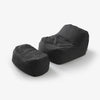 Dume Lounge Chair + Ottoman Outdoor - Graphite