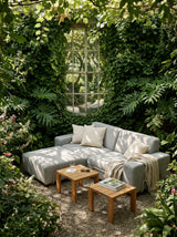 Modo 2 Seater Outdoor Sofa - Gray with Stone Aluminum