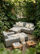 Modo Armchair Outdoor - Gray with Stone Aluminum