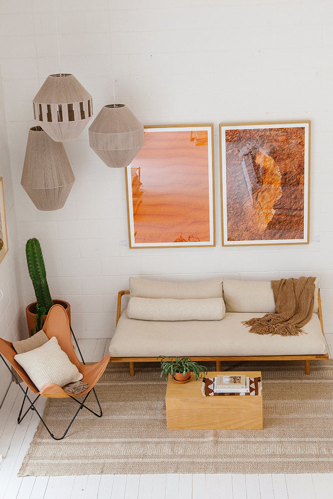 Clemencia Rug Sand & Natural White | 6'9" x 9'9"