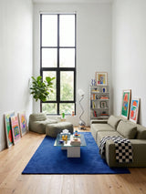 Modo 2 Piece (102") Sofa - Velvet - Aqua