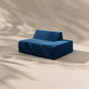 Modo Left End Slipcover - Velvet - Pacific