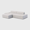 Modo 2 Piece (102") Sofa + Ottoman - Performance Fabric - Natural