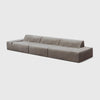 Modo 3 Piece (142") Sofa - Performance Fabric - Mocha