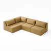 Modo 4 Piece Sectional (Armless) - Chamomile