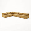 Modo 6 Piece Sectional (Armless) - Chamomile