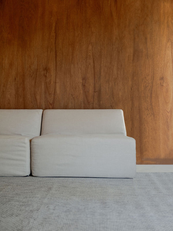 Modo Armless 80" Sofa - Performance Fabric - Natural
