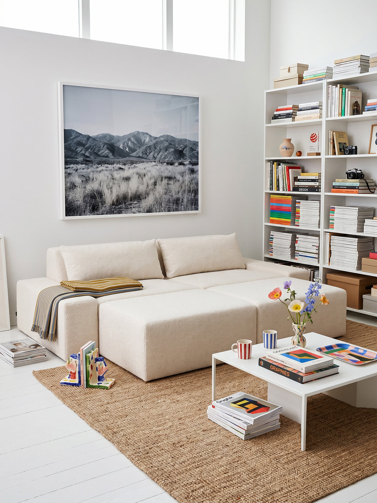 Modo 2 Piece (102") Sofa - Boucle
