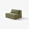 Modo Center Slipcover - Velvet - Aqua