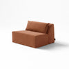 Modo Center Slipcover - Velvet - Coral