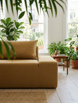 Modo 2 Piece (102") Sofa + Ottoman - Performance Fabric - Chamomile