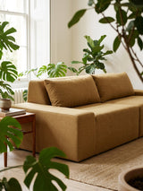 Modo 2 Piece (102") Sofa + Ottoman - Performance Fabric - Chamomile