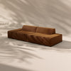 Modo 2 Piece (102") Sofa - Velvet - Cognac