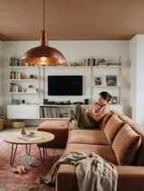 Modo 2 Piece (102") Sofa - Velvet - Coral