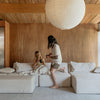 Modo 3 Piece Sofa - Performance Fabric - Natural