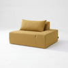Modo Left End Slipcover - Performance Fabric - Chamomile