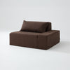Modo Left End Performance Fabric - Mocha