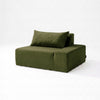 Modo Left End Velvet - Moss