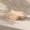 Modo 2 Piece (102") Sofa + 2 Ottoman - Velvet - Marshmallow