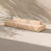 Modo 3 Piece (142") Sofa - Velvet - Marshmallow