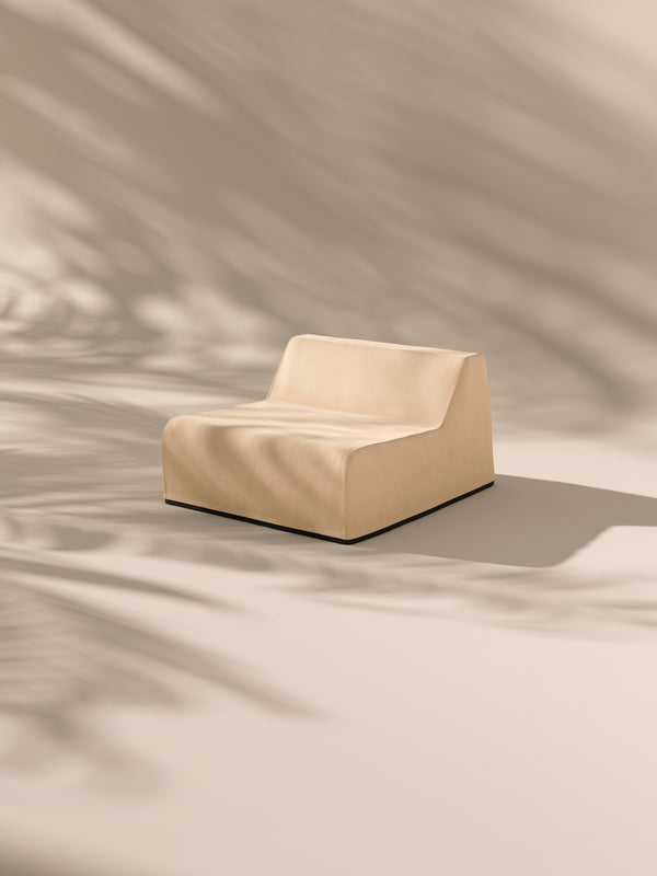 Modo Center Slipcover - Velvet - Marshmallow