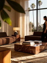 Modo 3 Piece (142") Sofa - Performance Fabric - Mocha