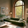 Modo 3 Piece (142") Sofa - Velvet - Moss