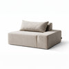 Modo Left End Slipcover - Performance Fabric - Natural