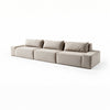 Modo 3 Piece (142") Sofa - Performance Fabric - Natural