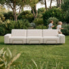 Modo 3 Seater Outdoor Sofa - Oat with Stone Aluminum