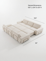 Modo Outdoor Daybed Sofa - Oat
