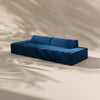 Modo 2 Piece (102") Sofa - Velvet - Pacific