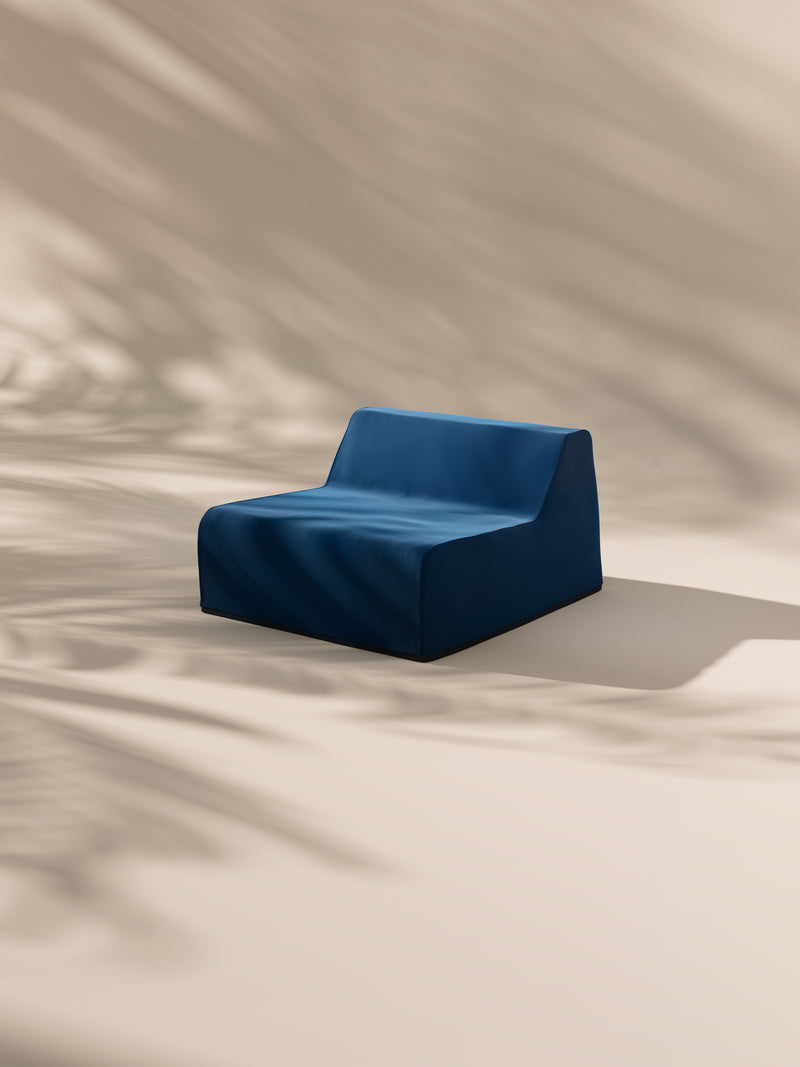 Modo Center Slipcover - Velvet - Pacific