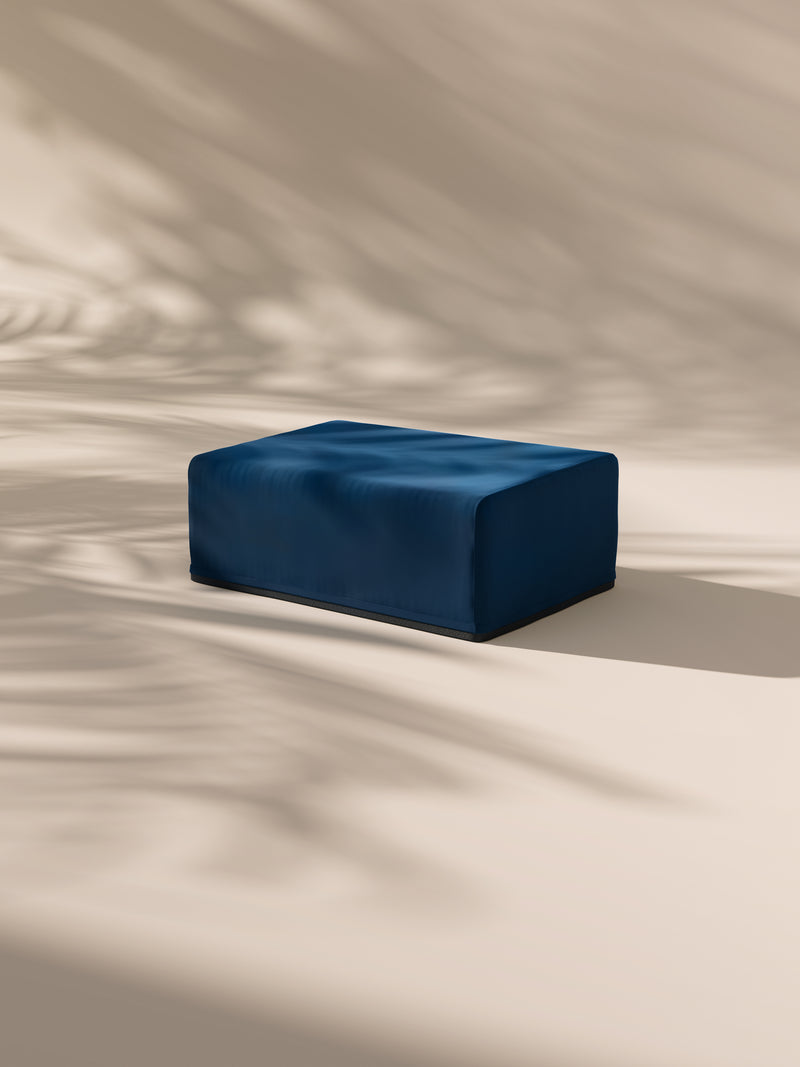 Modo Ottoman Slipcover - Velvet - Pacific