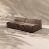 Modo Armless (80") Sofa - Velvet - Portobello