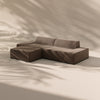 Modo 2 Piece (102") Sofa + Ottoman - Velvet - Portobello