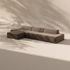 Modo 3 Piece (142") Sofa + Ottoman - Velvet - Portobello