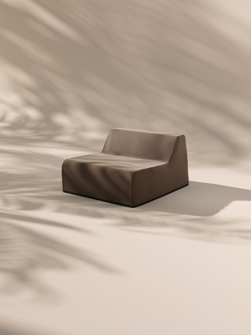 Modo Center Slipcover - Velvet - Portobello
