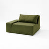 Modo Right End Velvet - Moss