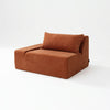 Modo Right End Performance Fabric - Terracotta