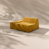 Modo Right End Slipcover - Velvet - Saffron