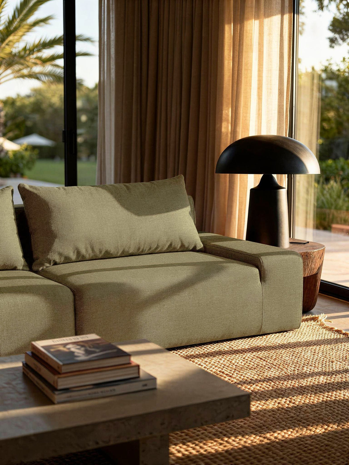 Modo 2 Piece (102") Sofa - Performance Fabric - Sage