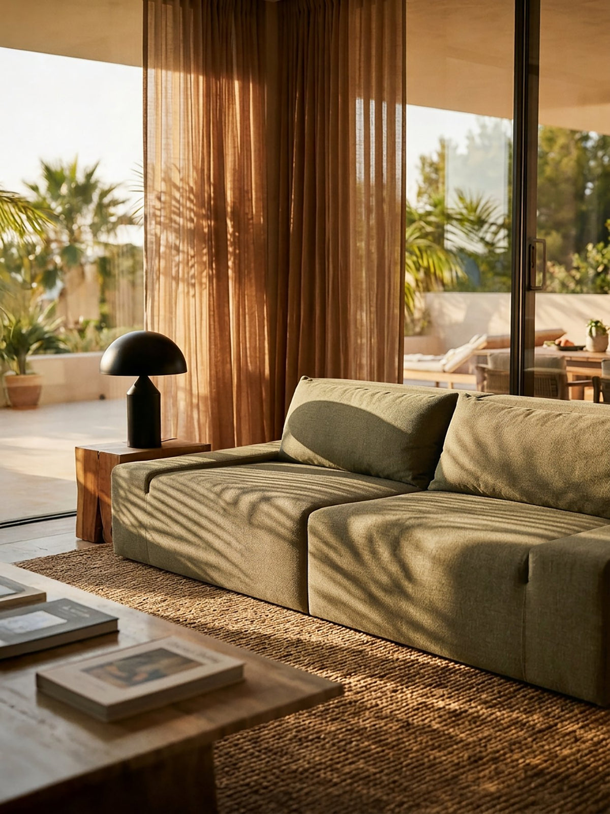 Modo 2 Piece (102") Sofa - Performance Fabric - Sage