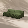 Modo Armless (80") Sofa - Performance Fabric - Sage