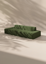 Modo 2 Piece (102") Sofa - Performance Fabric - Sage