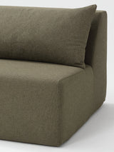 Modo Armless (80") Sofa - Performance Fabric - Sage